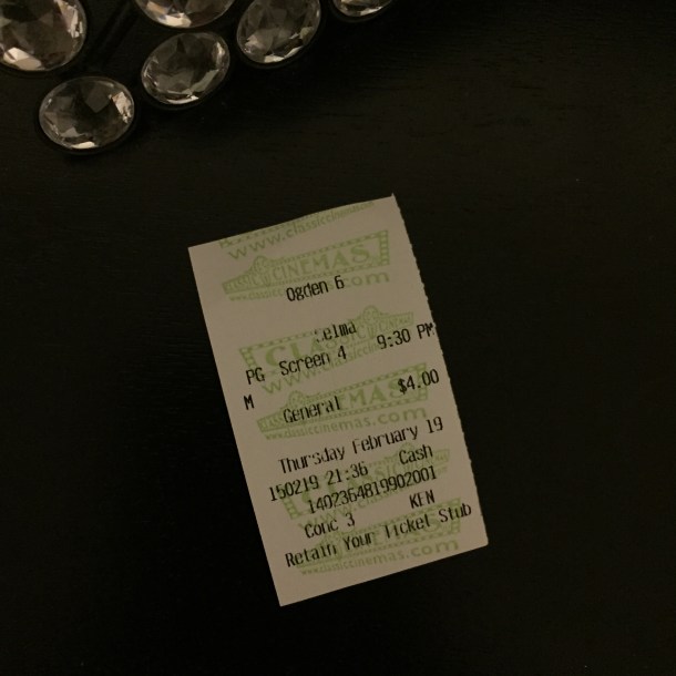 I will forever retain this ticket stub.
