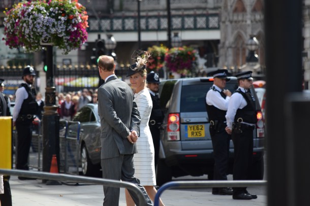 Countess of Wessex and I making eye contact
