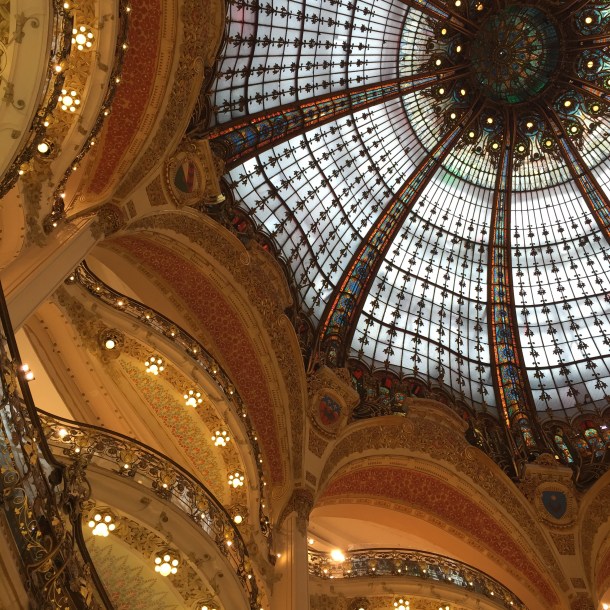 A Parisian department store. That is not a joke.